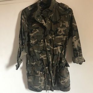 Army Camo Utility Jacket Size Small